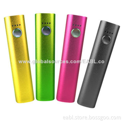 Portable Power Stations with LED Indicator and 2,600mAh Capacity, Aluminum Alloy Housing